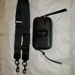 Marc Jacobs DTM Snapshot Camera Bag, Black, New Without Tags